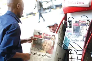 Doanh thu báo in ở Nam Phi trong năm 2018 giảm 7,7%