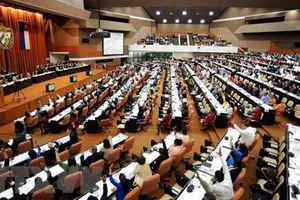 Một phiên họp toàn thể Quốc hội Cuba. Ảnh: Lê Hà/TTXVN