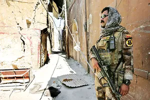 Lực lượng an ninh Iraq kiểm soát chặt chẽ phía Bắc Baghdad. Ảnh: Jerusalem Post