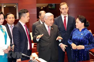 Chủ tịch Quốc hội Nguyễn Thị Kim Ngân hội kiến Tổng thống Cộng hòa Tatarstan thuộc Liên bang Nga
