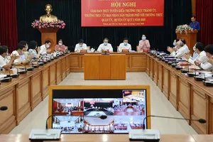 Hôm nay, tổ chức Hội nghị Thành ủy TPHCM theo hình thức trực tuyến