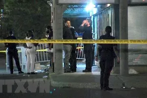 Hiện trường vụ xả súng tại hộp đêm ở Toronto, Canada, ngày 5-8-2019. Nguồn: CTV News/TTXVN