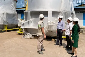 Đoàn công tác Sở Công thương TPHCM tìm hiểu khó khăn của doanh nghiệp sản xuất