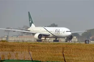 Máy bay của hãng hàng không quốc tế Pakistan (PIA). Ảnh: TTXVN