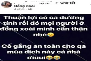 Một chủ tài khoản bị xử phạt vì đăng tải thông tin sai sự thật về dịch bệnh Covid-19