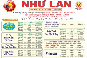 Bánh Trung thu Như Lan - Hương vị truyền thống, trọn vẹn nghĩa tình