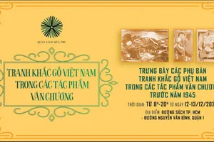 Trưng bày tranh khắc gỗ Việt Nam trong các tác phẩm văn chương