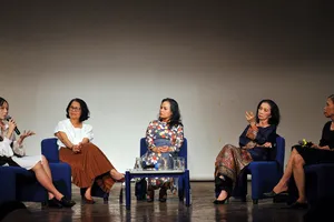 Tọa đàm “Phụ nữ và văn chương” do Viện Pháp tại TPHCM tổ chức. Ảnh: NGUYỄN Á