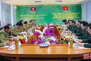 Toàn cảnh buổi hội đàm. Nguồn: Baohatinh.vn