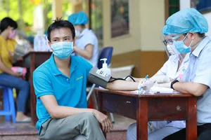 Tiêm vaccine Covid-19 cho người lao động của Sawaco 