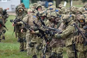 Binh sỹ Ukraine. Ảnh: TTXVN