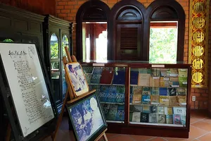 Một góc bên trong Nhà lưu niệm Sơn Nam