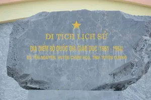 Khánh thành công trình nâng cấp, tôn tạo di tích Bộ Quốc gia Giáo dục