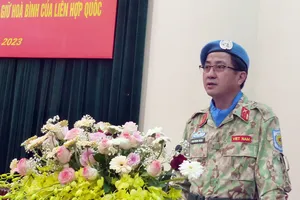 Đảm bảo các chế độ, chính sách cho lực lượng tham gia gìn giữ hòa bình Liên hiệp quốc