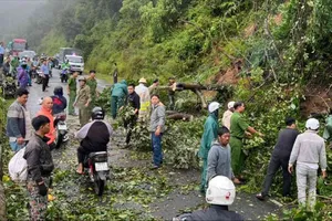 Khánh Hòa: Đèo Ngoạn Mục tiếp tục sạt lở, hạn chế phương tiện qua lại
