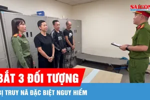 Bắt giữ 3 đối tượng bị truy nã đặc biệt nguy hiểm khi đang lẩn trốn ở Thái Lan