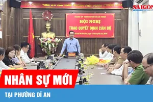 Chủ tịch UBND TPHCM Nguyễn Văn Được trao quyết định cán bộ