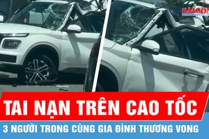 Tai nạn trên đường cao tốc Cam Lâm – Vĩnh Hảo, 3 người trong cùng một gia đình thương vong