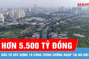 Hà Nội khẩn cấp triển khai một loạt công trình chống úng ngập