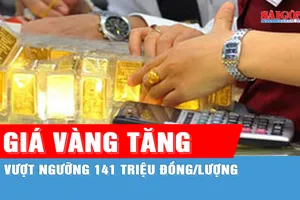 Sáng 12-6, giá vàng tăng 4,5 triệu đồng/lượng