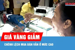 Giá vàng trong nước đồng loạt giảm 