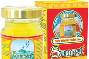 Công ty Yến Sào Khánh Hòa ra sản phẩm nước Yến Sào Sanest Đông Trùng Hạ Thảo