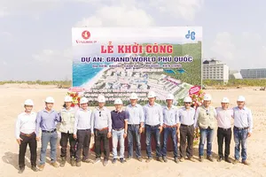 Công ty CP Tập đoàn Xây dựng Hòa Bình khởi công dự án Grand World Phú Quốc