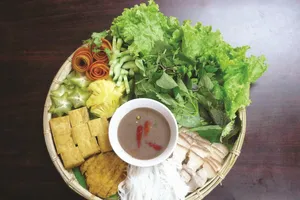 Phong cách bún đậu        