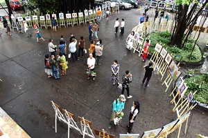 Tranh trong mùa giãn cách