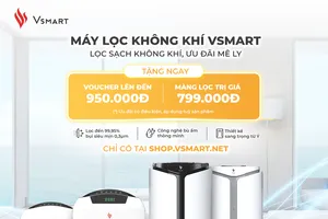 Sản phẩm Máy Lọc Không Khí Vsmart lần đầu ra mắt thị trường