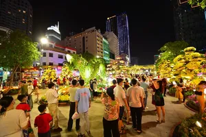 350.000 lượt khách tham quan Đường hoa Nguyễn Huệ Tết Nhâm Dần 2022