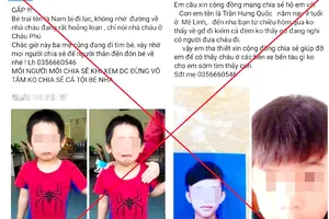 Cảnh giác với chiêu dựng chuyện “trẻ bị lạc” để câu view