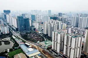 Khu đô thị Trung Hòa - Nhân Chính ở Tây Nam Hà Nội. Ảnh: KHIẾU MINH