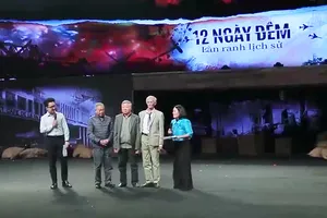 Các nhân chứng xuất hiện trong chương trình. Ảnh: VTV