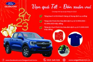 Sài Gòn Ford thực hiện chương trình: “Vạn quà Tết - Đón xuân vui”