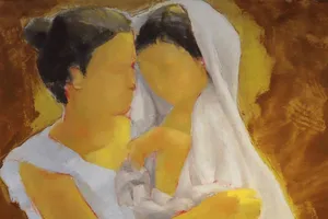 Triển lãm tranh “Đi biển có đôi” - vẻ đẹp của thiên chức làm mẹ