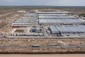 Một nhà máy của Foxconn ở San Jerónimo, bang Chihuahua của Mexico. Ảnh: BLOOMBERG