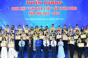 Tuyên dương 1.197 học sinh, sinh viên tiêu biểu