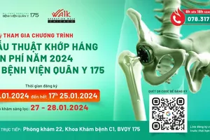 Phẫu thuật khớp háng miễn phí cho người khó khăn