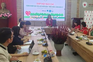 Hội Chữ thập đỏ Việt Nam họp báo về Tháng Nhân đạo 2024