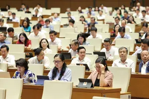 Các đại biểu dự họp Quốc hội, chiều 21-6. Ảnh: QUANG PHÚC