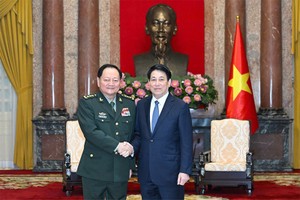 State President hosts Vice Chairman of China's Central Military Commission