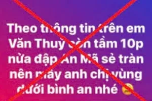 Quảng Bình: Đề nghị xử lý các fanpage thông tin sai sự thật về lũ lụt gây hoang mang dư luận