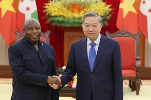 Tổng Bí thư Tô Lâm tiếp Tổng thống Cộng hòa Burundi