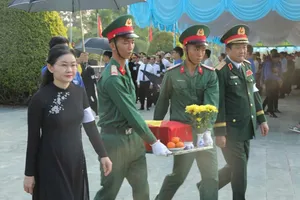 Bình Phước: Truy điệu và an táng 17 hài cốt liệt sĩ