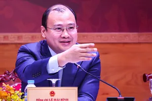 Ông Lê Hải Bình làm Giám đốc Trung tâm Báo chí kỷ niệm 50 Ngày Giải phóng miền Nam, thống nhất đất nước