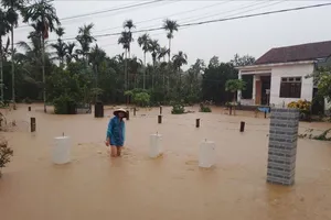 Mưa lớn, hơn 300 ngôi nhà tại Quảng Nam bị ngập