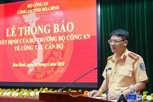 Đại tá Đỗ Thanh Bình giữ chức Cục trưởng Cục Cảnh sát giao thông