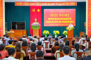 Công bố quyết định thành lập Báo và Đài Phát thanh - Truyền hình tỉnh Quảng Trị