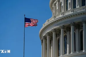 Tòa nhà Quốc hội Mỹ tại Washington, D.C. Ảnh: THX/TTXVN